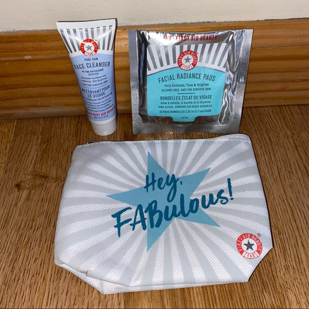 NEW FAB First Aid Beauty Radiance Skincare Set